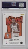 Kevin Durant from the 2022-23 Panini Crown Royale set graded by PSA and given an overall grade of 10.