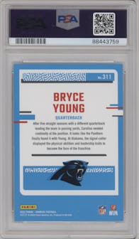 Bryce Young from the 2023 Panini Donruss set graded by PSA and given an overall grade of 9.