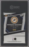 Bennedict Mathurin from the 2023 Panini The National VIP set featuring a Green Sparkle parallel graded by SGC and given an overall grade of 9.5.