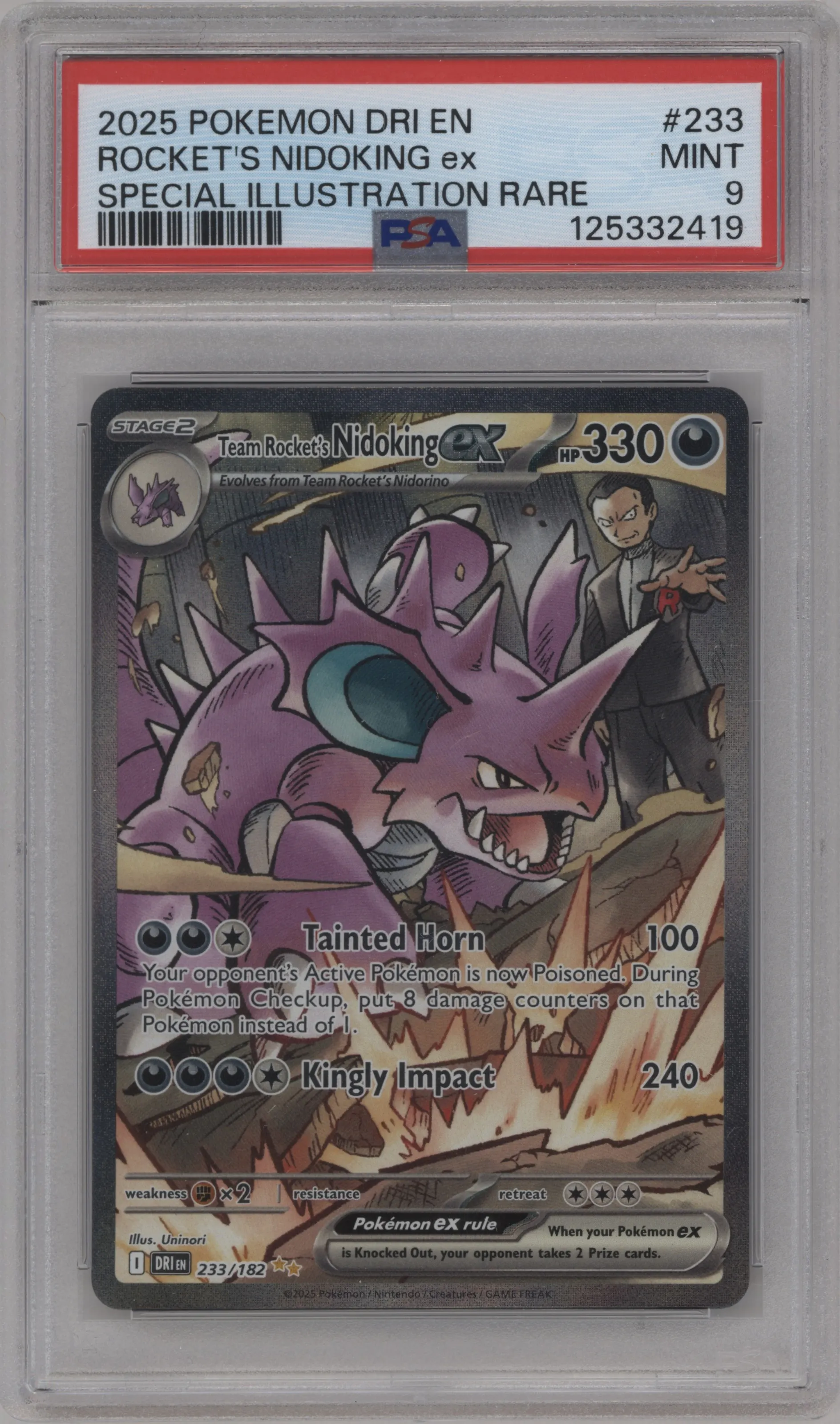 Team Rocket's Nidoking ex