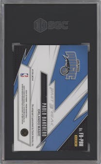 Paolo Banchero from the 2024-25 Panini Prizm set graded by SGC and given an overall grade of 9.