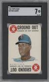 Rodey Carew from the 1968 Topps set graded by SGC and given an overall grade of 7.