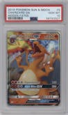 Charizard GX from the 2019 Pokemon S&M  set graded by PSA and given an overall grade of 10.