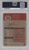 Ken Griffey Jr. from the Ultimate Topps Living Set   set graded by PSA and given an overall grade of 10.