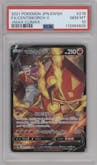 Centiskorch V from the 2021 Pokemon SWSH JPN set graded by PSA and given an overall grade of 10.