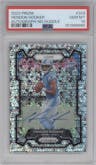 Hendon Hooker from the 2023 Panini Prizm set featuring a No Huddle parallel graded by PSA and given an overall grade of 10.