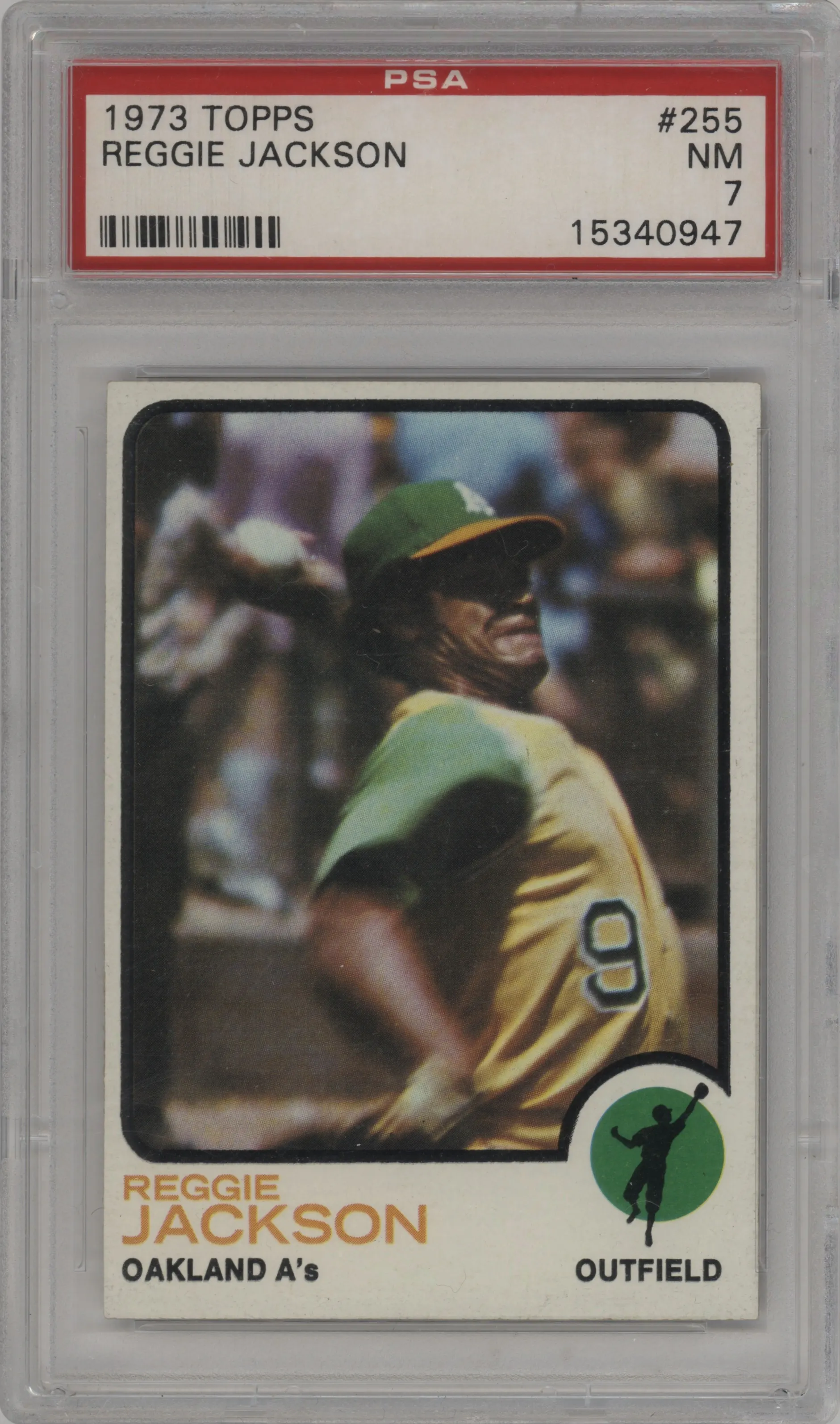 1973 Topps Reggie Jackson PSA 7