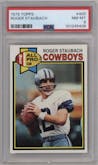  Roger Staubach from the 1979 Topps set graded by PSA and given an overall grade of 8.