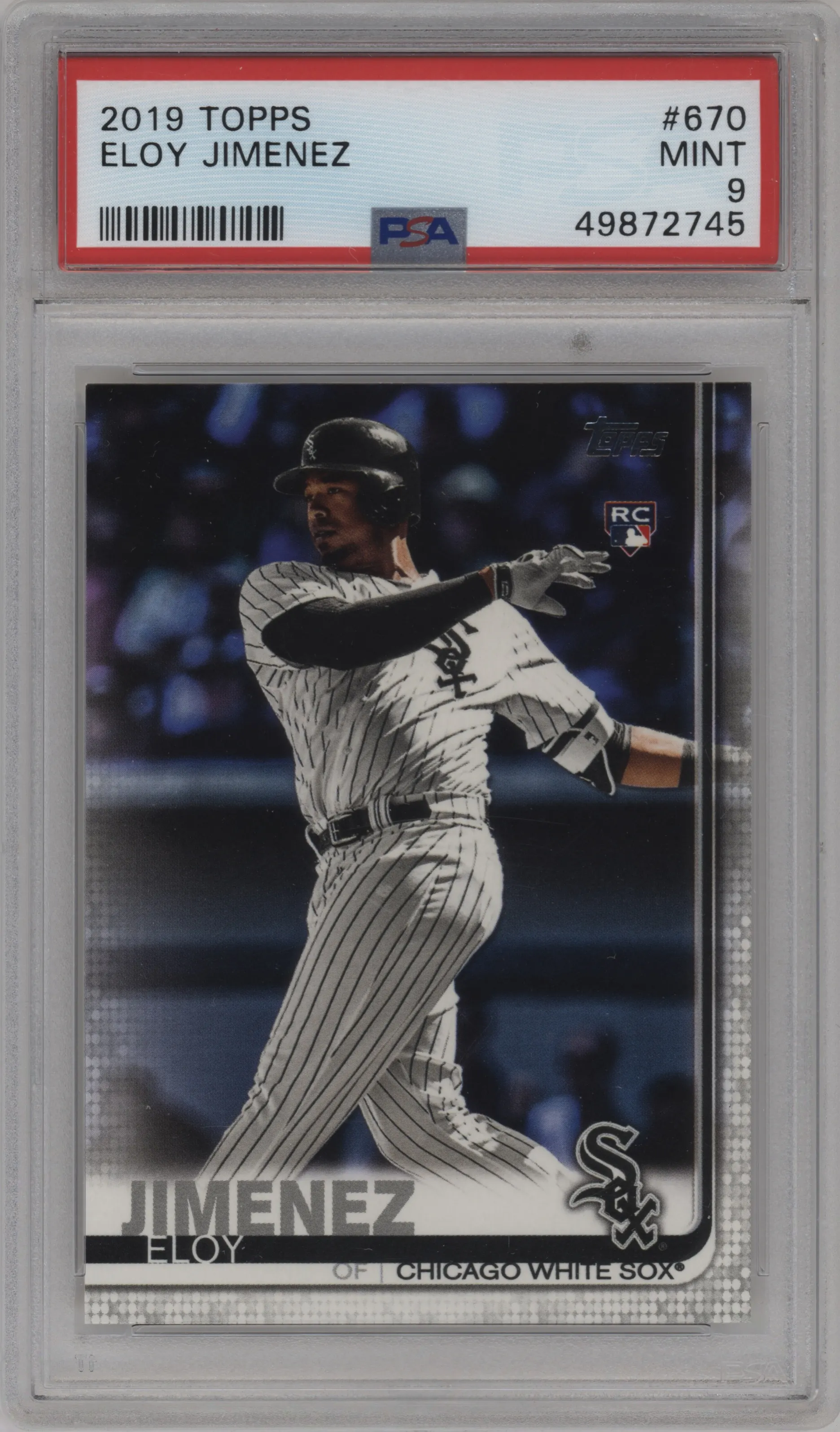 2019 Topps Series 2 Eloy Jimenez PSA 9