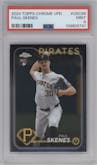 Paul Skenes from the 2024 Topps Chrome Update set graded by PSA and given an overall grade of 9.