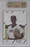 Mariano Rivera from the 1990 Diamond Cards set graded by Beckett and given an overall grade of 9.5.