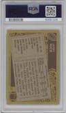 Jerry Rice from the 1986 Topps set graded by PSA and given an overall grade of 7.
