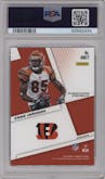 Chad Johnson from the 2020 Panini Mosaic set graded by PSA and given an overall grade of 10.