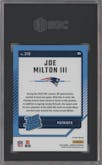 Joe Milton III  from the 2024 Donruss set featuring a Red Pandora parallel graded by SGC and given an overall grade of 10.