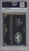 Garrett Wilson from the 2022 Panini Illusions set featuring a Platinum parallel graded by PSA and given an overall grade of 9.