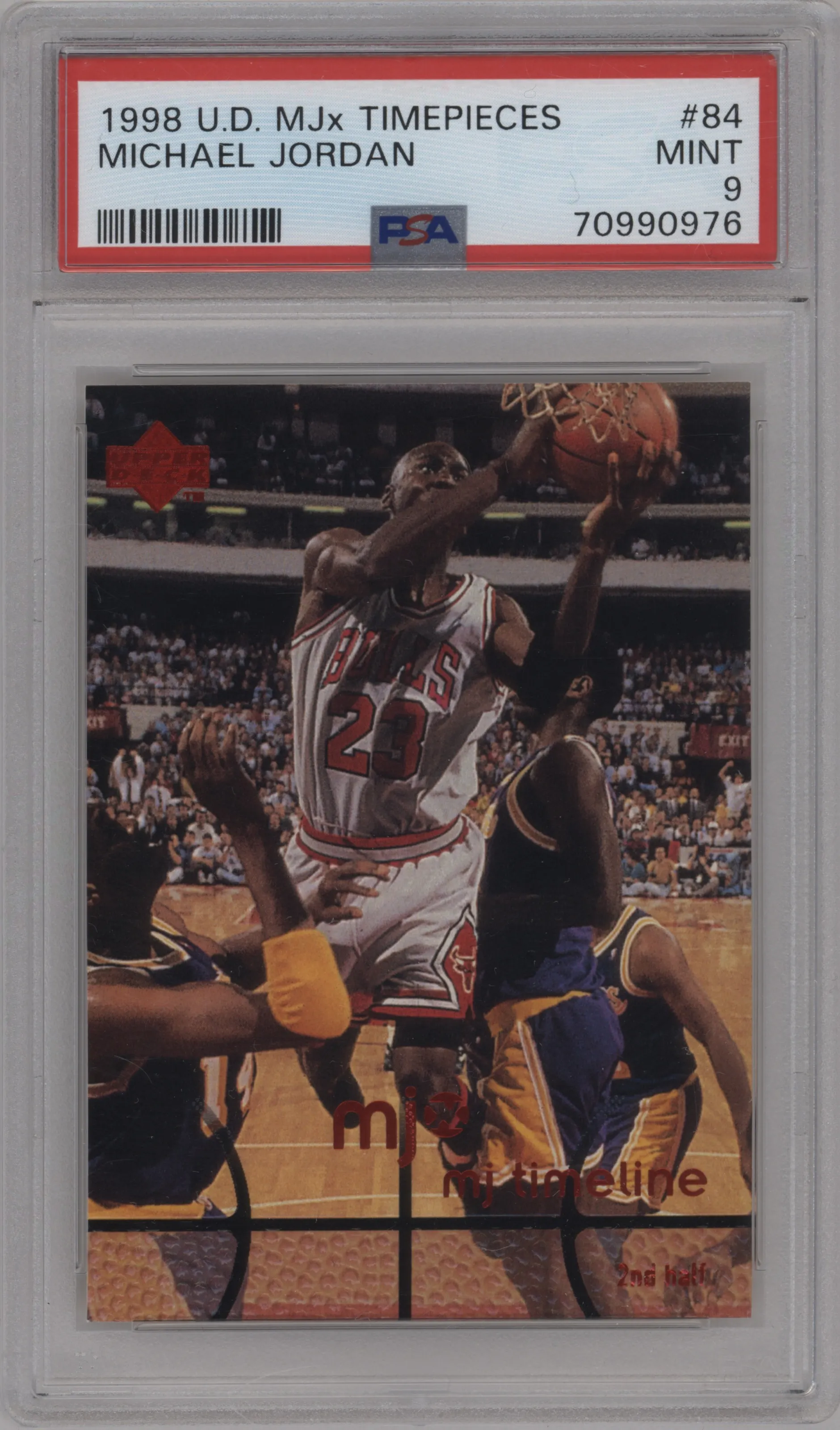 1998 Upper Deck MJx Michael Jordan PSA 9