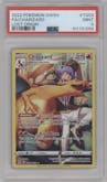 Charizard from the 2022 Pokemon SWSH set graded by PSA and given an overall grade of 9.