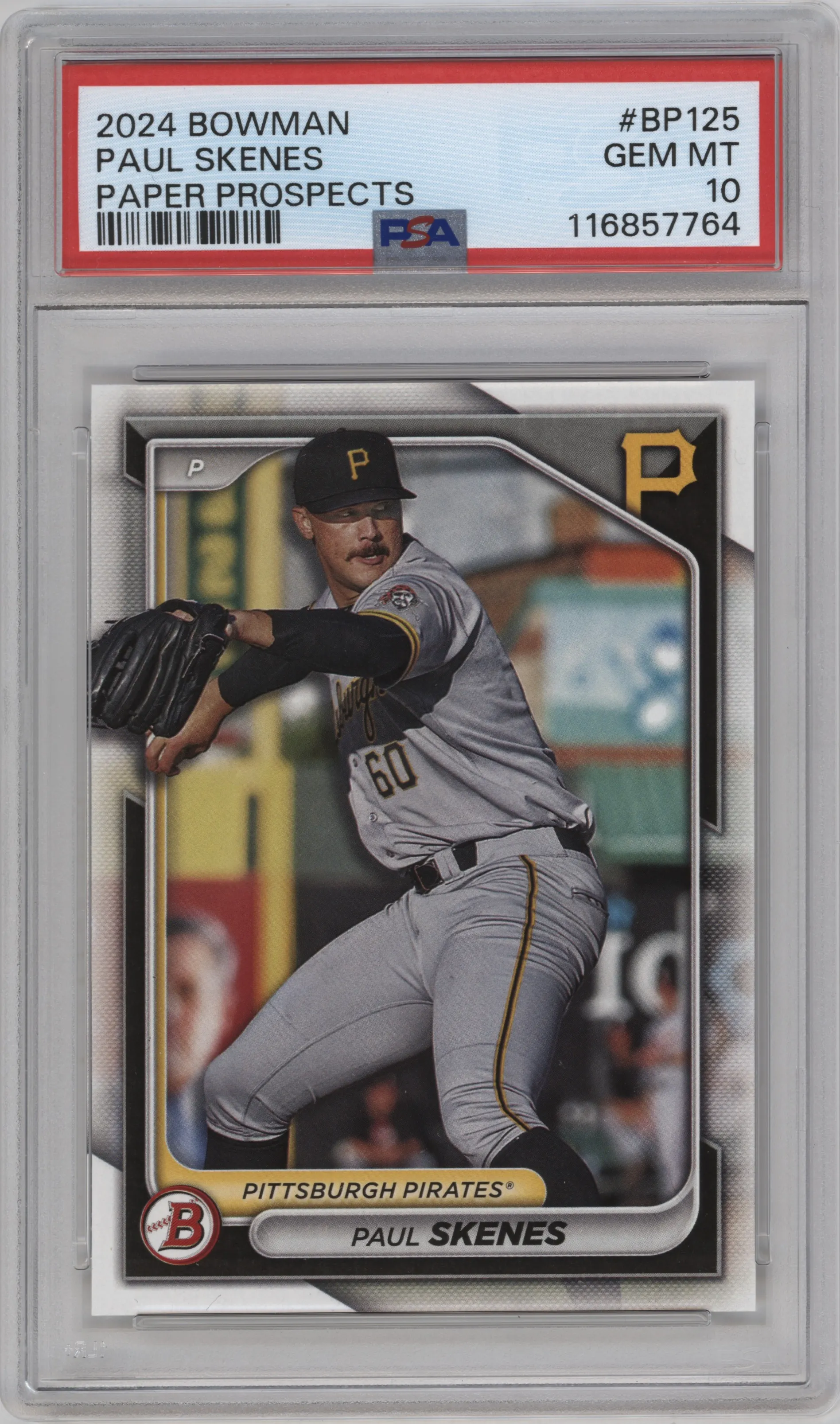 2024 Bowman Prospect Paul Skenes #BP-125 PSA 10