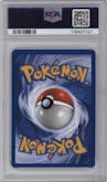 Shining Gyarados from the 2001 Pokemon Neo Genesis set graded by PSA and given an overall grade of 8.