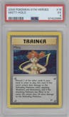 Misty from the 2000 Pokemon GH set graded by PSA and given an overall grade of 5.