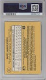 Barry Bonds from the 1987 Donruss set graded by PSA and given an overall grade of 9.