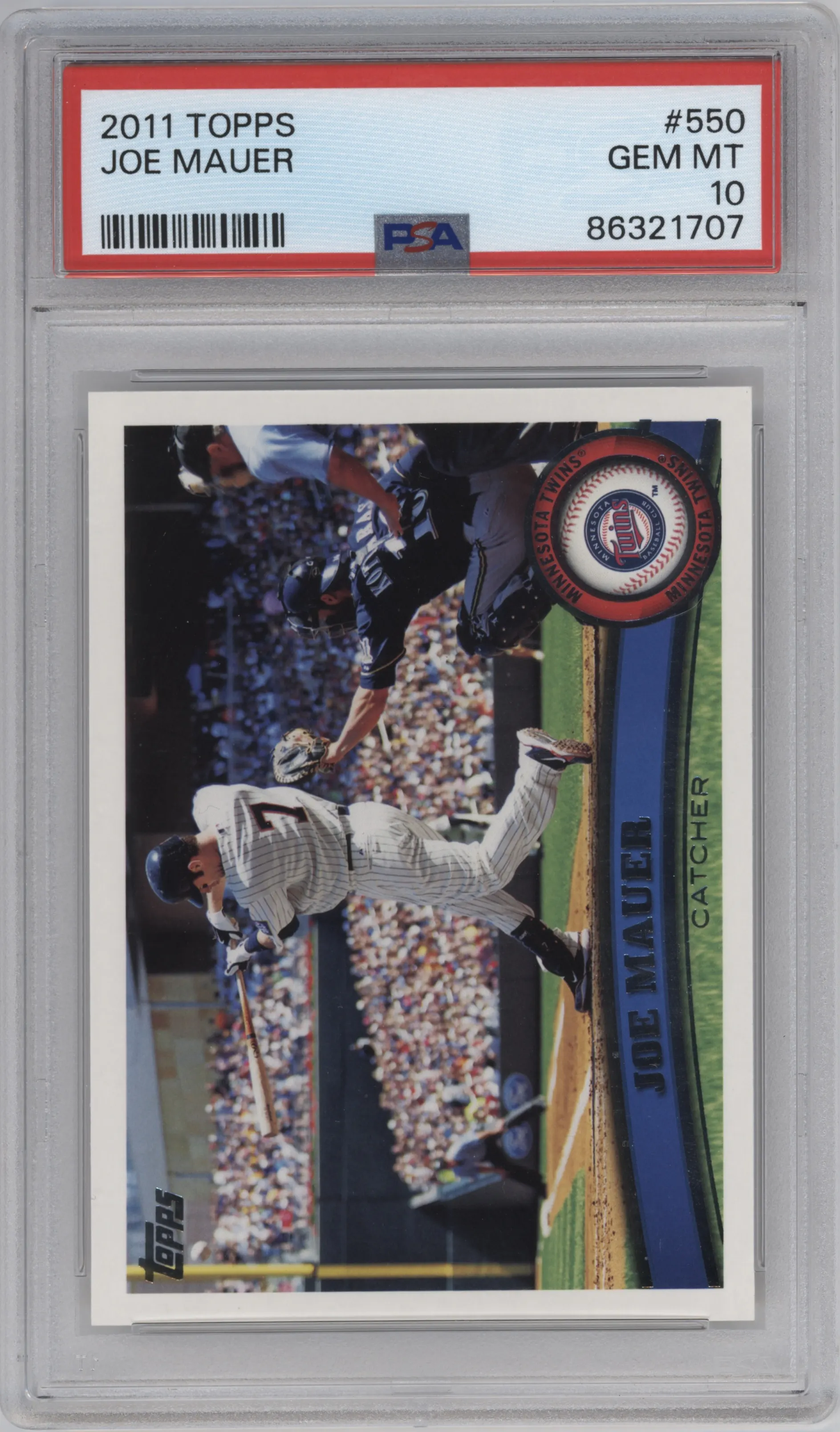 2011 Topps Joe Mauer PSA 10