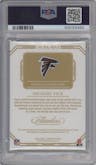 Michael Vick from the 2023 Panini Flawless set featuring a Bronze parallel graded by PSA and given an overall grade of 9.