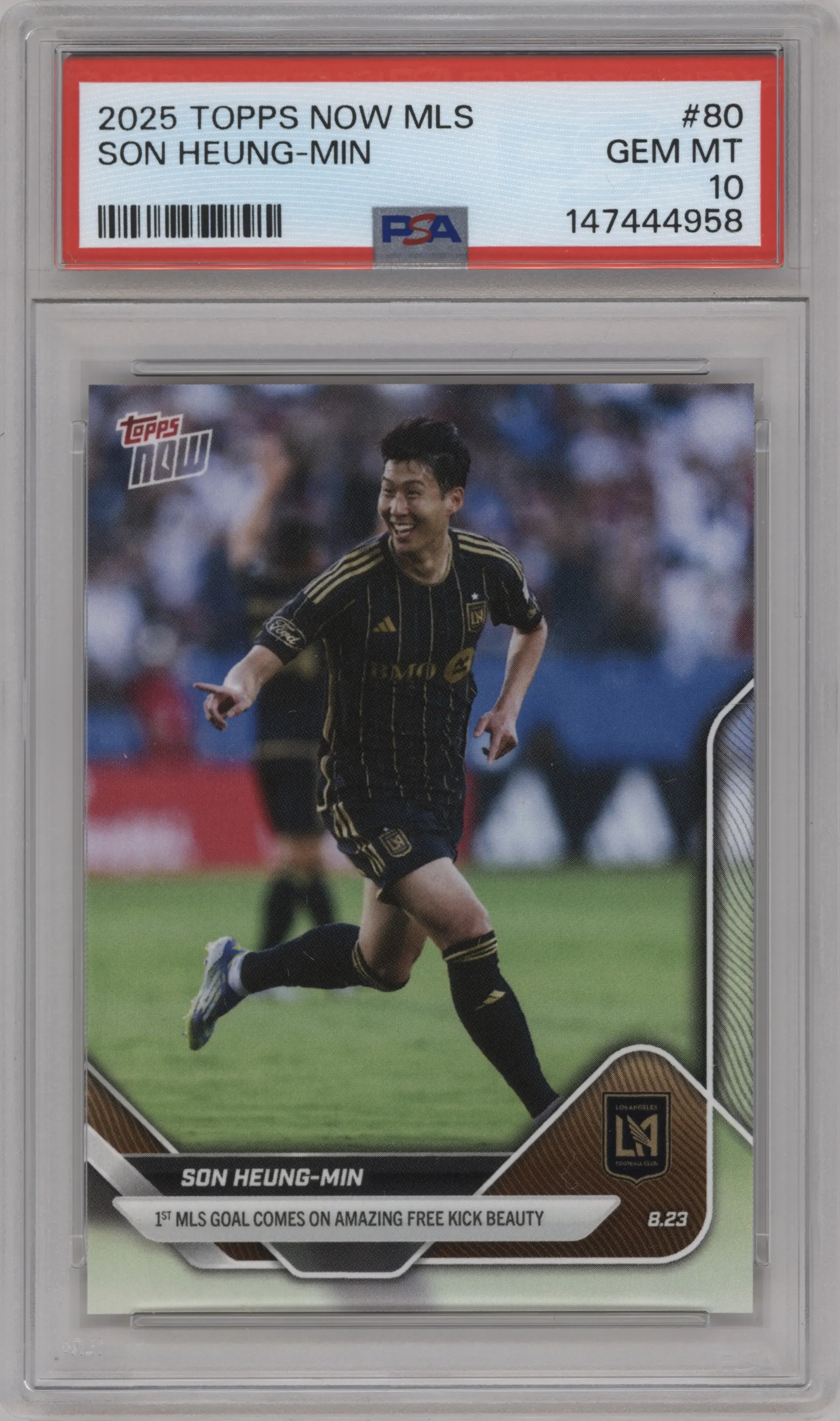 2025 Topps Now MLS Son Heung-Min #80 PSA 10