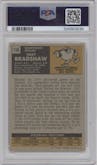 Terry Bradshaw from the 1971 Topps set graded by PSA and given an overall grade of 4.