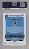Ja Morant from the 2019-20 Panini Donruss set graded by PSA and given an overall grade of 10.