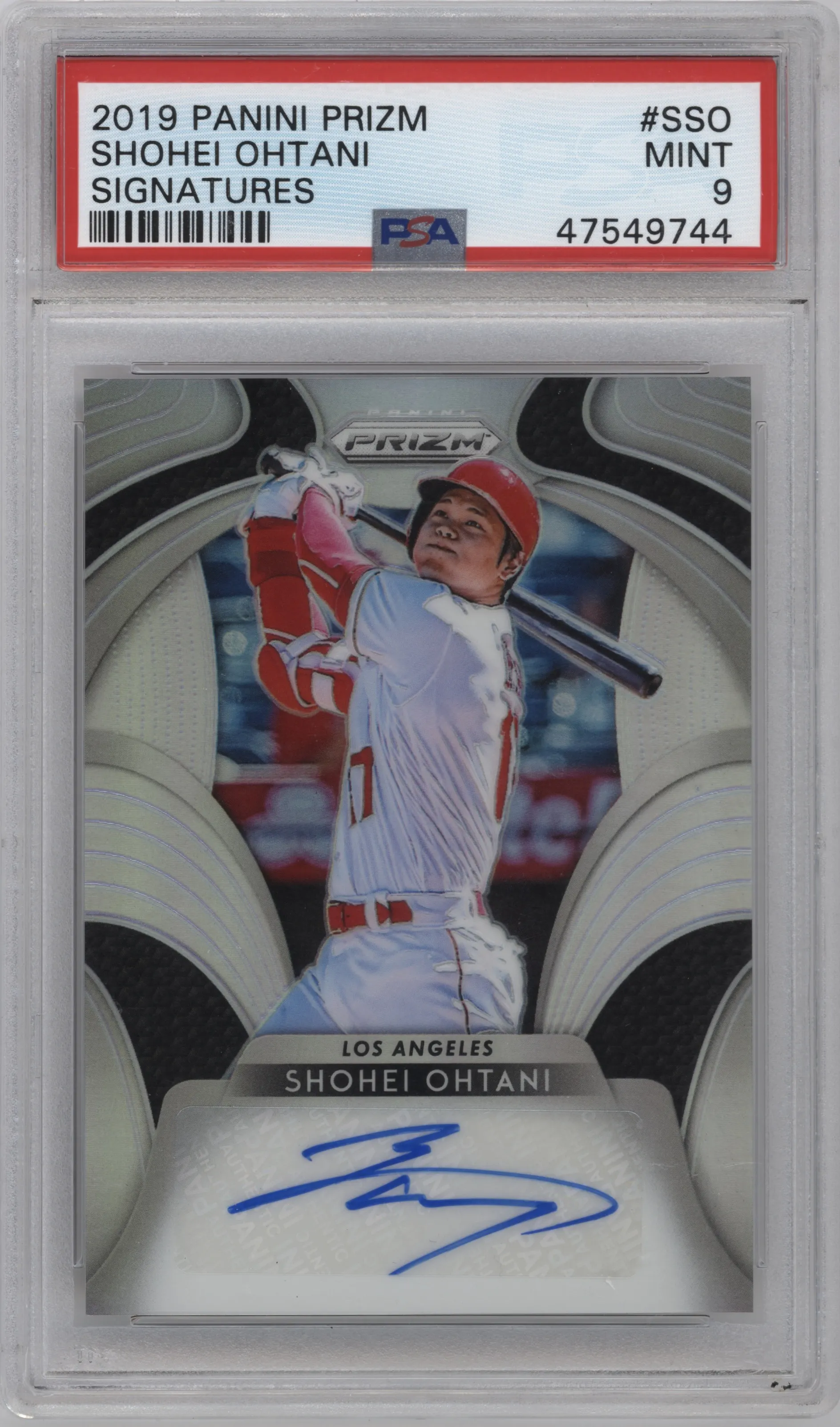 2019 Panini Prizm Sig. Shohei Ohtani #S-SO PSA 9