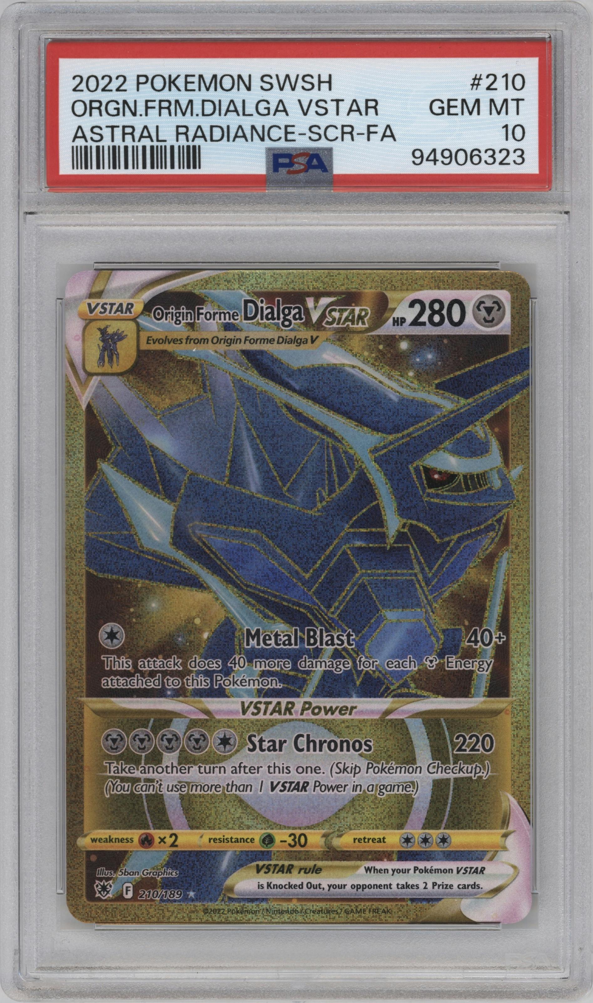 Origin Forme Dialga Vstar