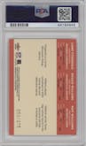 Larry Fitzgerald/Reggie Williams/Roy Williams from the 2004 Fleer Tradition set featuring a Draft Day parallel graded by PSA and given an overall grade of 10.