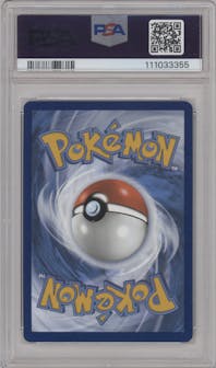 Houndoom from the 2024 Pokemon SV set graded by PSA and given an overall grade of 10.