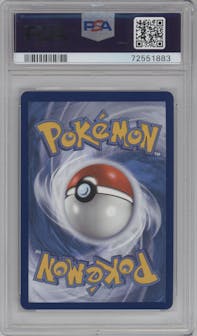 Giratina V from the 2022 Pokemon SWSH set graded by PSA and given an overall grade of 9.