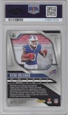Keon Coleman from the 2024 Panini Prizm set featuring a Purple Pulsar parallel graded by PSA and given an overall grade of 9.
