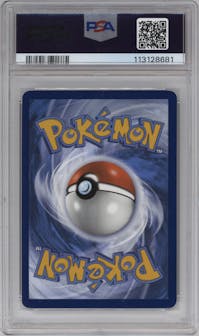 Mew ex from the 2023 Pokemon SV set graded by PSA and given an overall grade of 10.