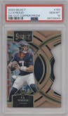 C.J. Stroud from the 2023 Panini Select set featuring a Die-Cut Copper parallel graded by PSA and given an overall grade of 10.