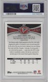 Julio Jones from the 2012 Topps Chrome set featuring a Prism Refractor parallel graded by PSA and given an overall grade of 10.