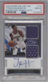 Tyrese Haliburton from the 2020-21 Panini One and One set graded by PSA and given an overall grade of 10.