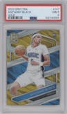 Anthony Black from the 2023-24 Panini Spectra set featuring a Gold parallel graded by PSA and given an overall grade of 9.