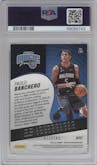 Paolo Banchero from the 2022-23 Panini Revolution  set featuring a Impact parallel graded by PSA and given an overall grade of 9.