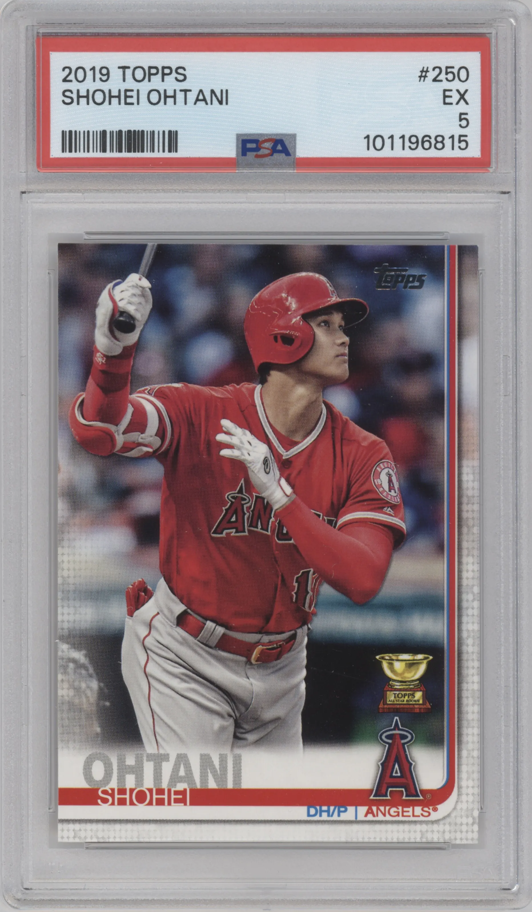 2019 Topps Series 1 Shohei Ohtani #250 PSA 5