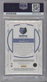 Ja Morant from the 2022-23 Panini National Treasures set featuring a Bronze parallel graded by PSA and given an overall grade of 10.