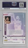 Stephen Curry from the 2019-20 Panini Status set graded by PSA and given an overall grade of 10.