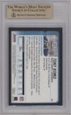 Tony Romo  from the 2003 Bowman Chrome set graded by Beckett and given an overall grade of 9.5.