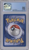Eevee from the 2000 Pokemon set featuring a Pokemon League parallel graded by CSG and given an overall grade of 8.