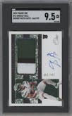 Breece Hall from the 2022 Panini One set graded by SGC and given an overall grade of 9.5.