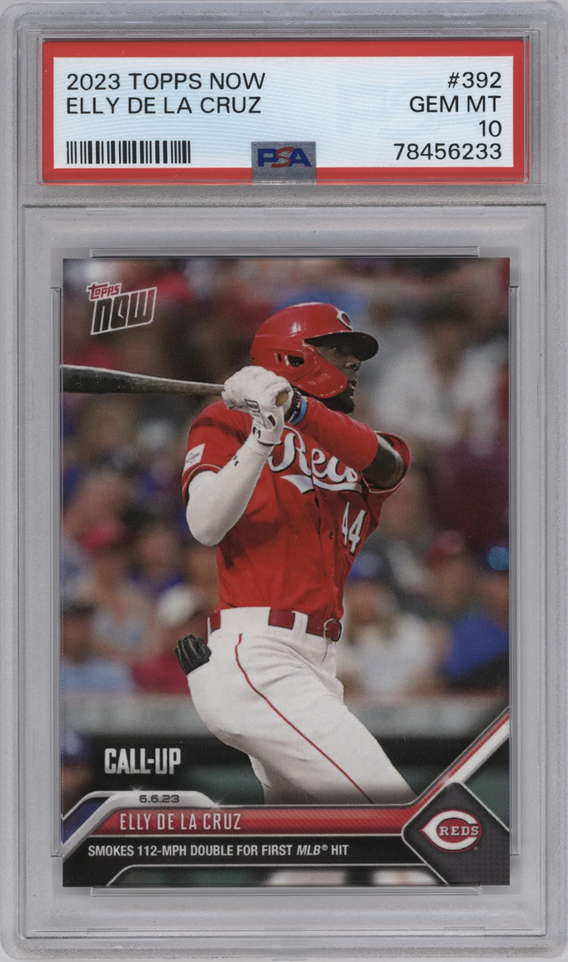 2023 Topps Now Elly De La Cruz PSA 10
