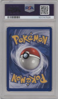 Dragonair from the 1999 Pokemon set graded by PSA and given an overall grade of 9.